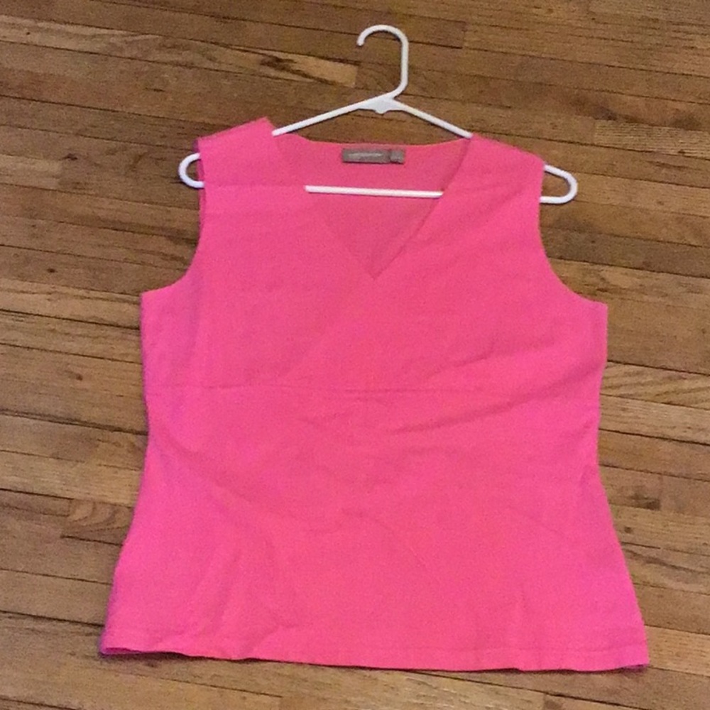 Pink Croft & Barrow tank top.